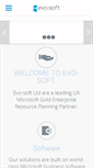 Mobile Screenshot of evo-soft.co.uk